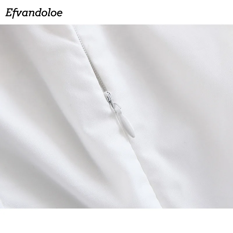 Efvandoloe Белое Женское платье модные женские пляжные платья для вечерние|Женские