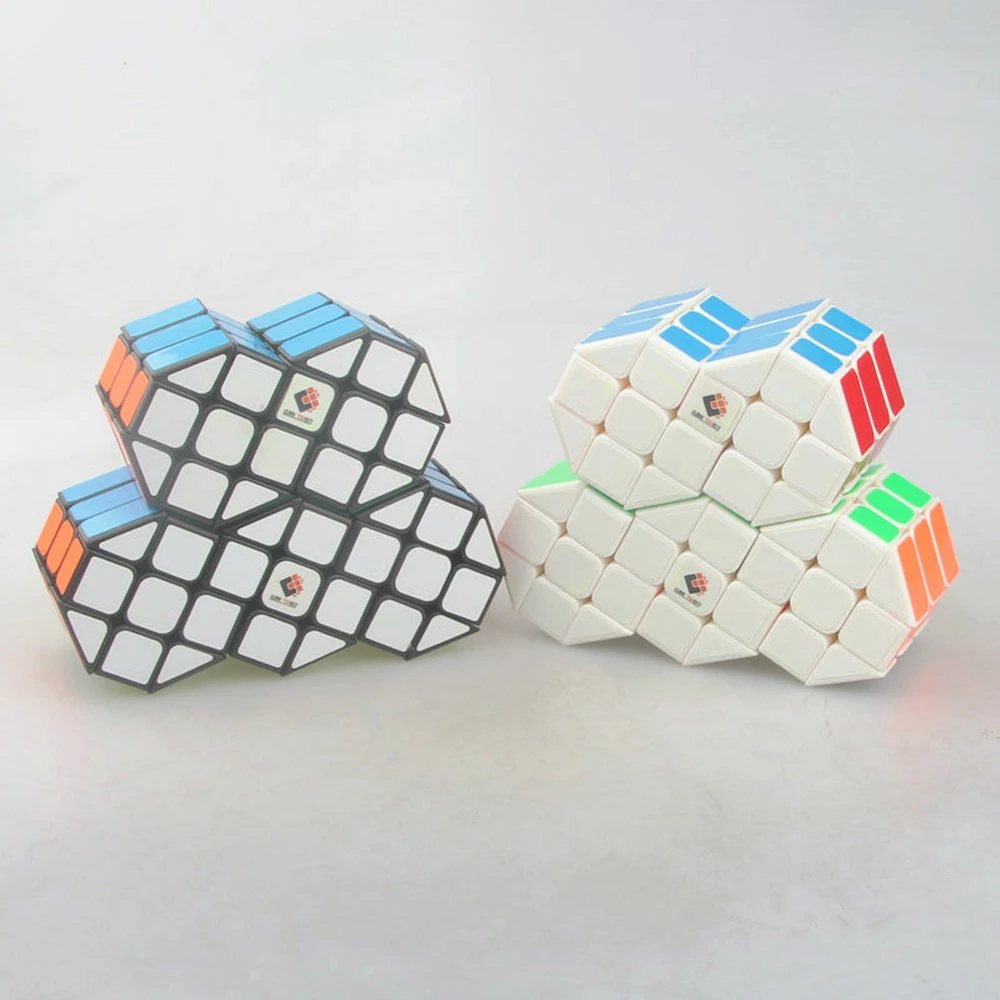 

Babelemi Peanut Shap 3x3x3 Conjoint Speed Magic Cube Puzzle Game Cubes Gift Educational Toys for Children Kids