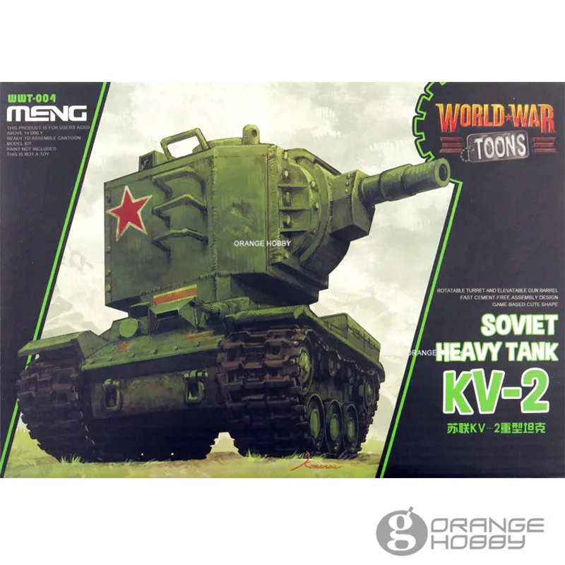 

OHS Meng WWT004 Q Versin KV2 Soviet Heavy Tank Assembly Model Building Kits oh