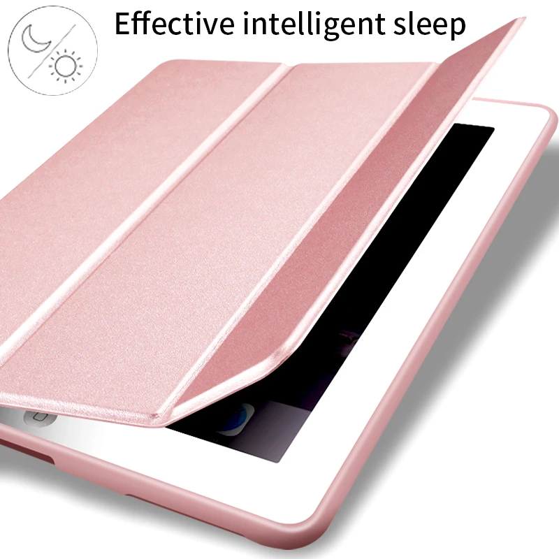Мягкий чехол для iPad воздуха смарт-чехол для iPad 9," Wake-сон Funda для iPad Air 2, 3, 4, тонкий кожаный Капа для iPad Mini 1 2 3 4 5