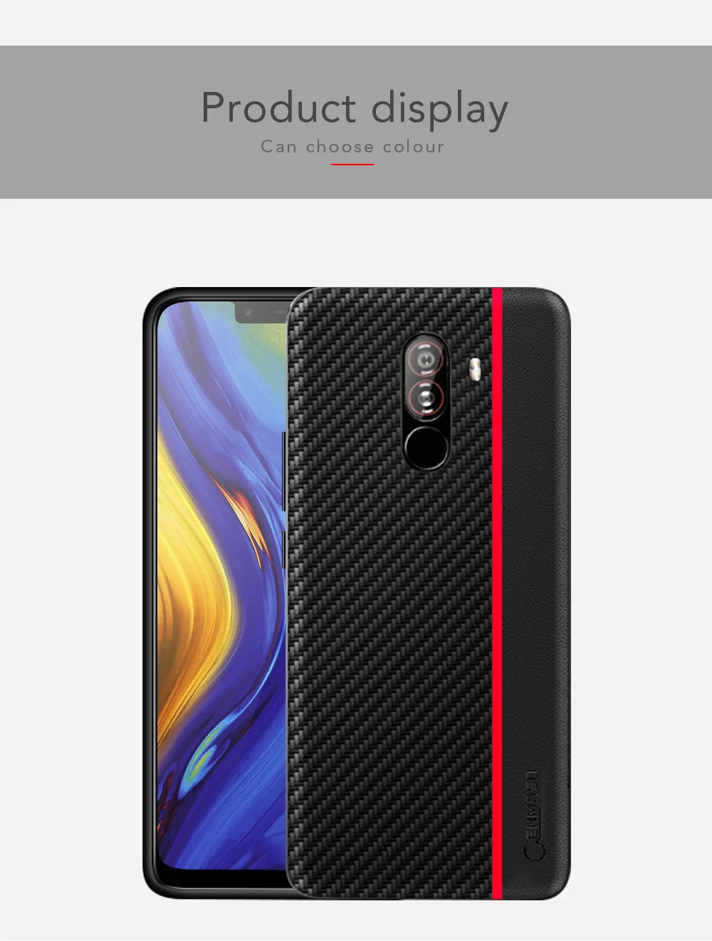 Для Xiaomi mi Pocophone F1 чехол из волокнистой кожи Силиконовый Мягкий противоударный чехол для Xiao mi Pocophone F1 чехол Capas Fundas