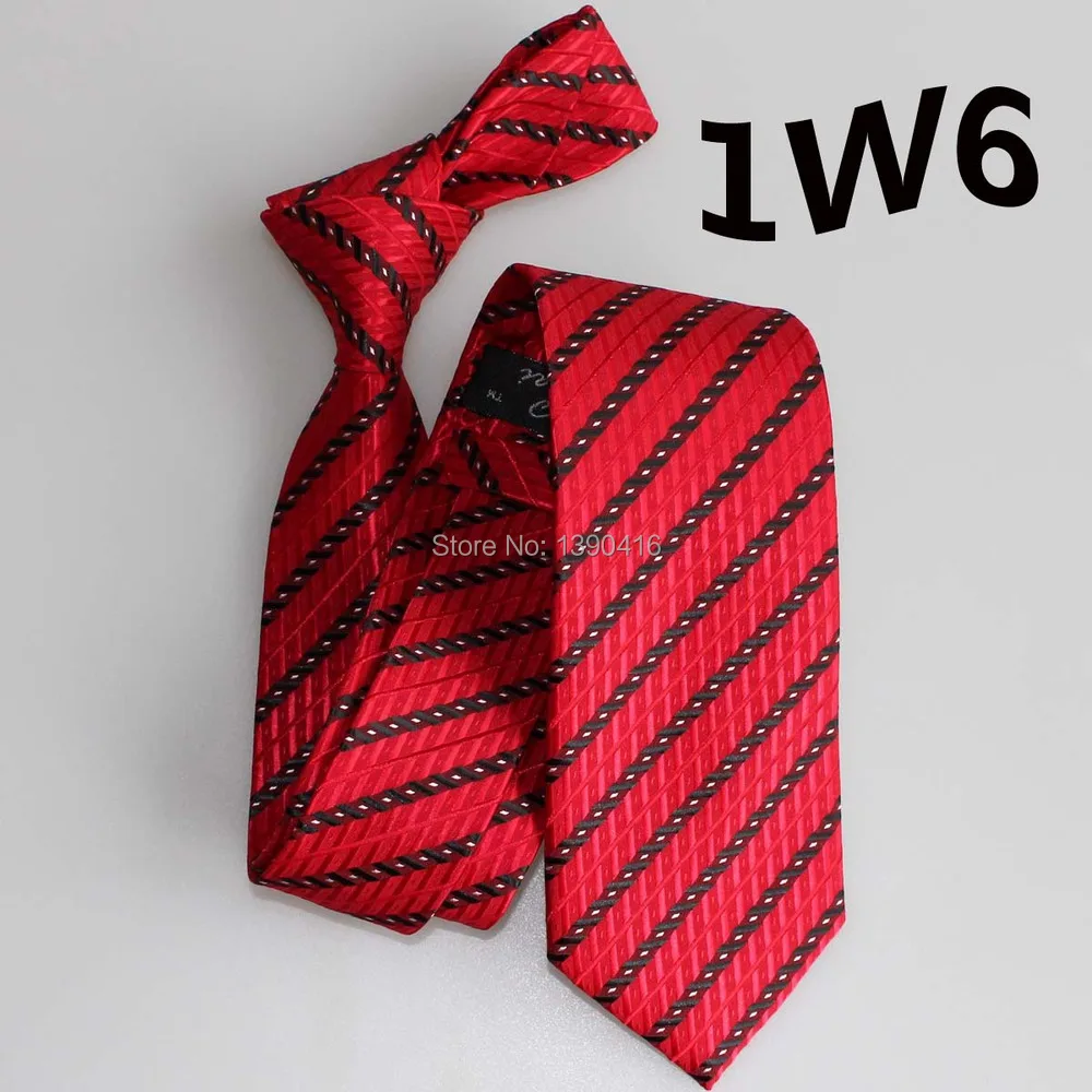 2018 новейший стильный мужской фирменный галстук ярко-красный/черный/белый