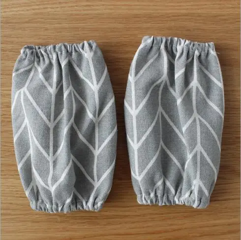Adult gray 2 Простой хлопок белье качество кухня нарукавник детей и рука взрослого человека рукава Чехлы для готовки выпечки 1 пара - Цвет: Adult gray 2