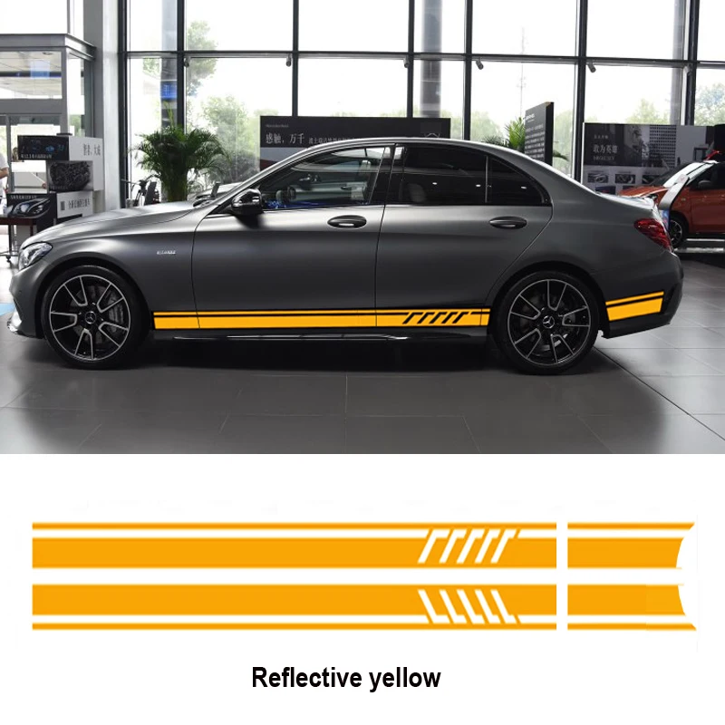 2 боковых и устойчивый к ультрафиолетовому излучению для Mercedes Benz GLA GLC CLA 45 AMG W176 c117