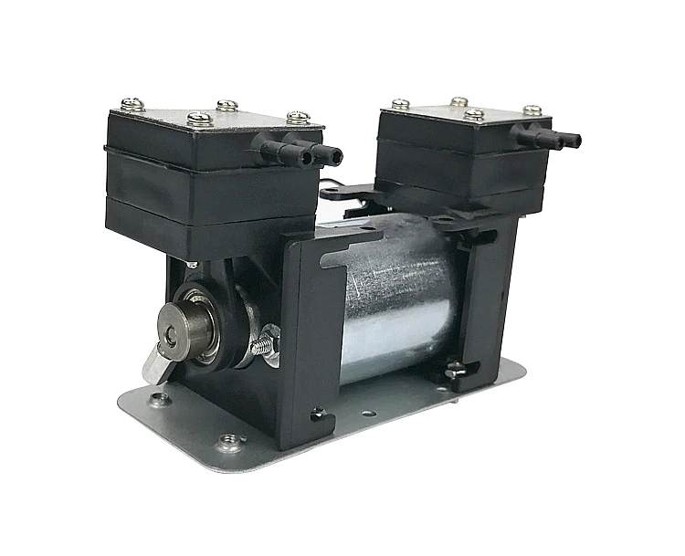 Double outlet 12V vacuum pump high pressure pump-70kPa 14L/min Diaphragm pump for beauty Instrument experiment