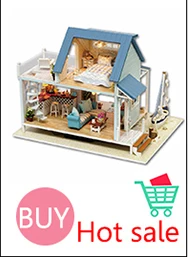 Новая мебель кукольный дом деревянный миниатюрный DIY кукольный домик набор мебели собрать С Пылезащитным покрытием Куклы Домашние игрушки для детей l022