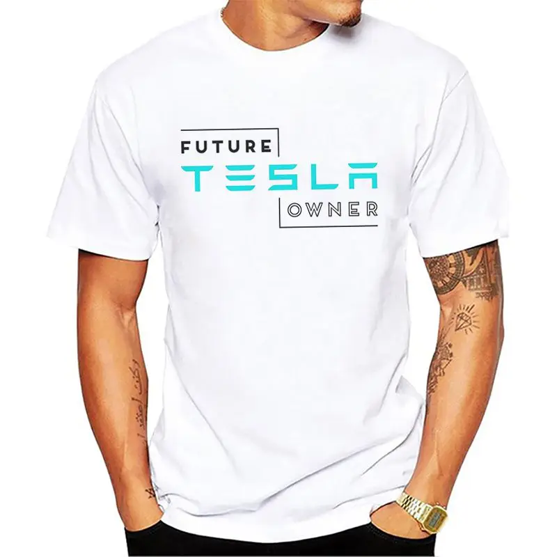 Future Tesla Owner креативная Мужская футболка новая футболка с короткими рукавами и круглым вырезом - Цвет: XQ10119