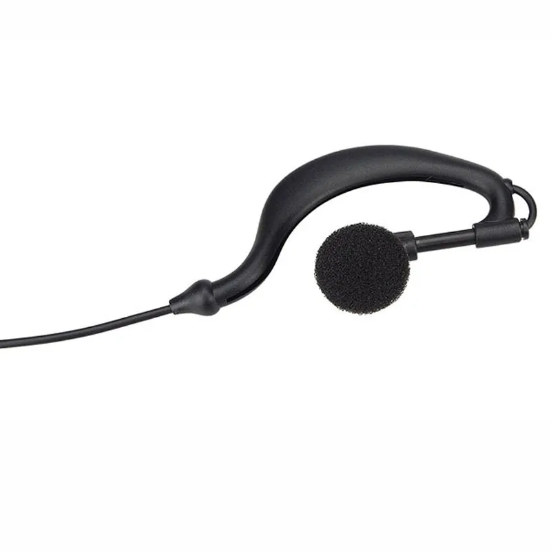 G Shaped Earphone Headphone with PTT Microphone for Motorola Cobra Talkabout MR350R T6200C T6200 SX500 FV200 Radio Walkie Talk |