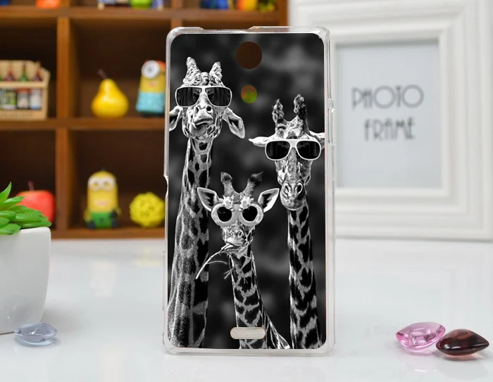 Горячая Новая мода diy Красочные животные мультфильм печати Жесткий чехол для SONY Xperia ZR C5502 C5503 M36h