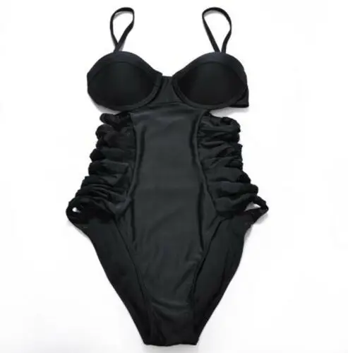 Сексуальный цельный купальник 2019 женский купальник-монокини бандажный боди с