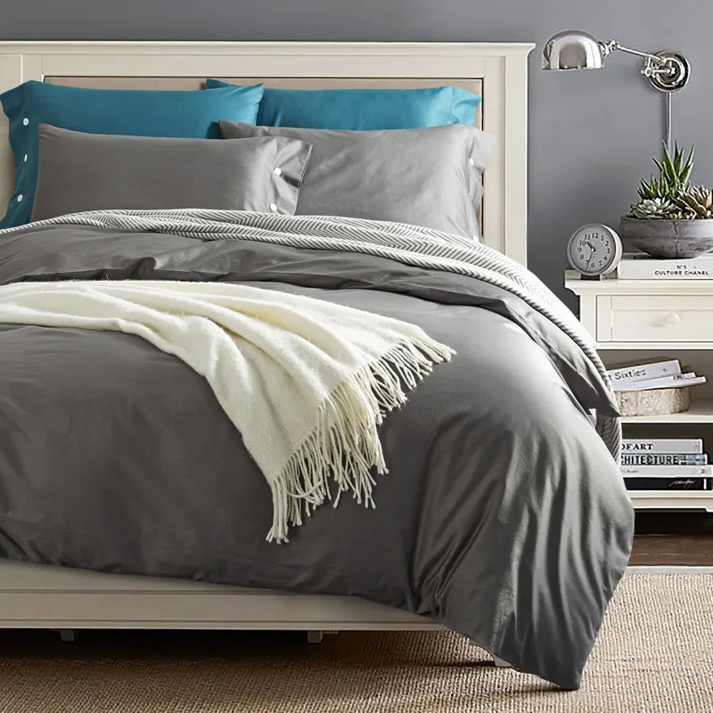 Хит! 100% чистый Египетский хлопок Комплект постельного белья домашний текстиль