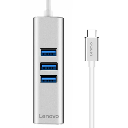 Lenovo 3 Ethernet RJ45 USB 3,0 концентратор type-c USBc до 3 портов usb гигабитный LAN адаптер для notbook