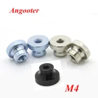 50 шт. накатанная ручная гайка M4 GB806 накатанная гайка из углеродистой стали гайка для большого пальца с Высокой Головкой ручная затяжка гайка с воротником