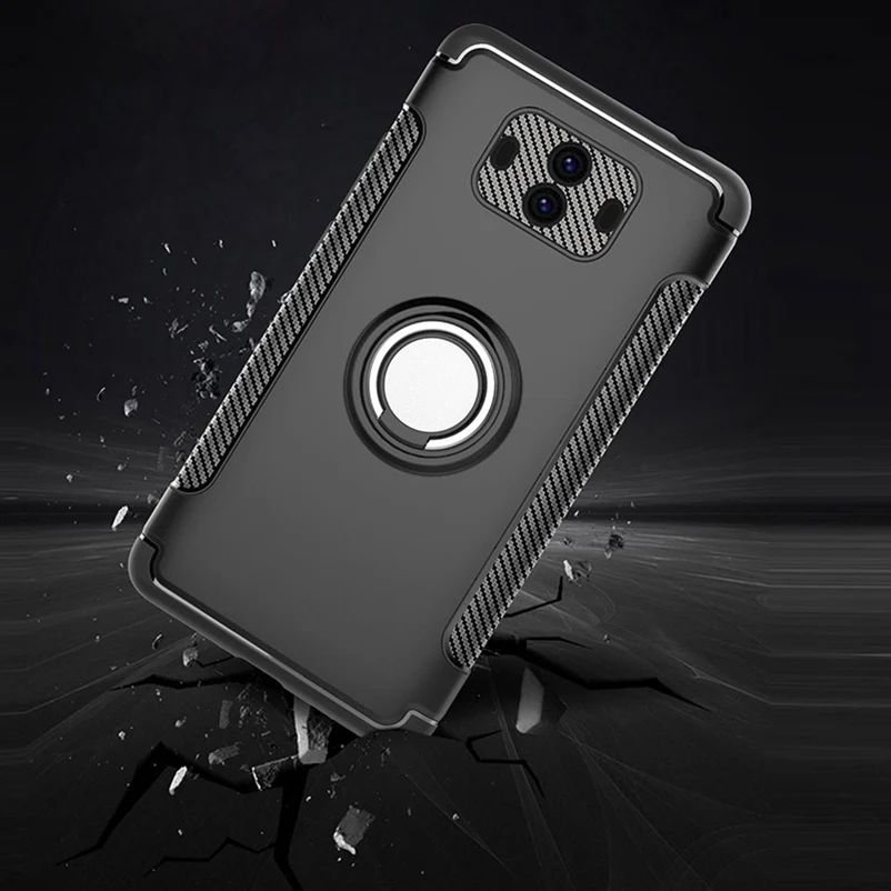 Reaoom Винтажный чехол для телефона Huawei Mate 10 Роскошный с кольцом деловая полная