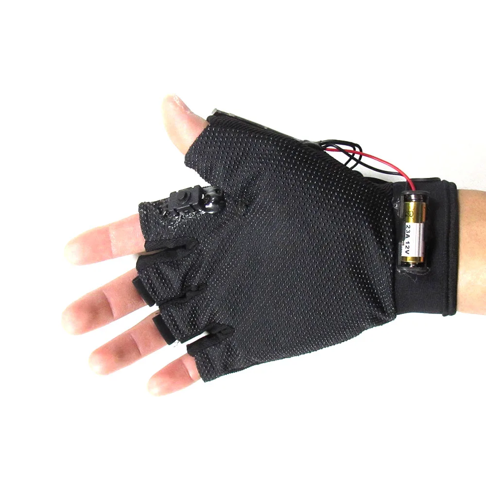 1pair(=2pcs) Led Glowing Gloves Stage Show Props LED Light up Glow Party Supplies Flashing Luminous Decors | Дом и сад