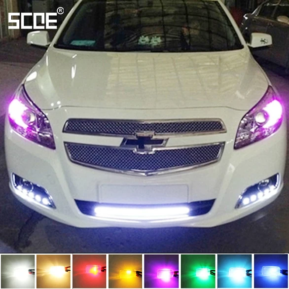 Автомобильный Стайлинг SCOE 2x2 7SMD светодиодный габарисветильник фонарь источник