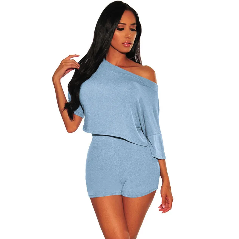 Летний комплект из двух предметов Женский Повседневный Свободный Топ на одно