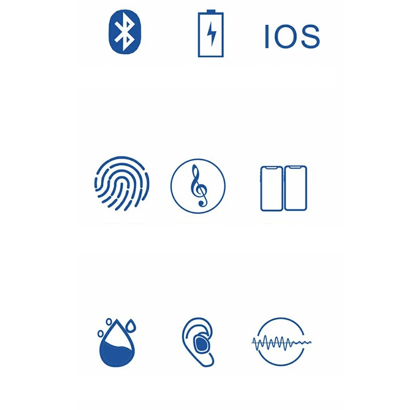 ABGN Лидер продаж Tws 5 0 беспроводные Bluetooth наушники с управлением нажатием Ipx7