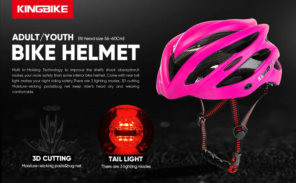 KINGBIKE матовый велосипедный шлем MTB дорожный велосипедный шлем для женщин и мужчин Casco Ciclismo сверхлегкие шлемы велосипедный шлем в форме черепа Ciclismo