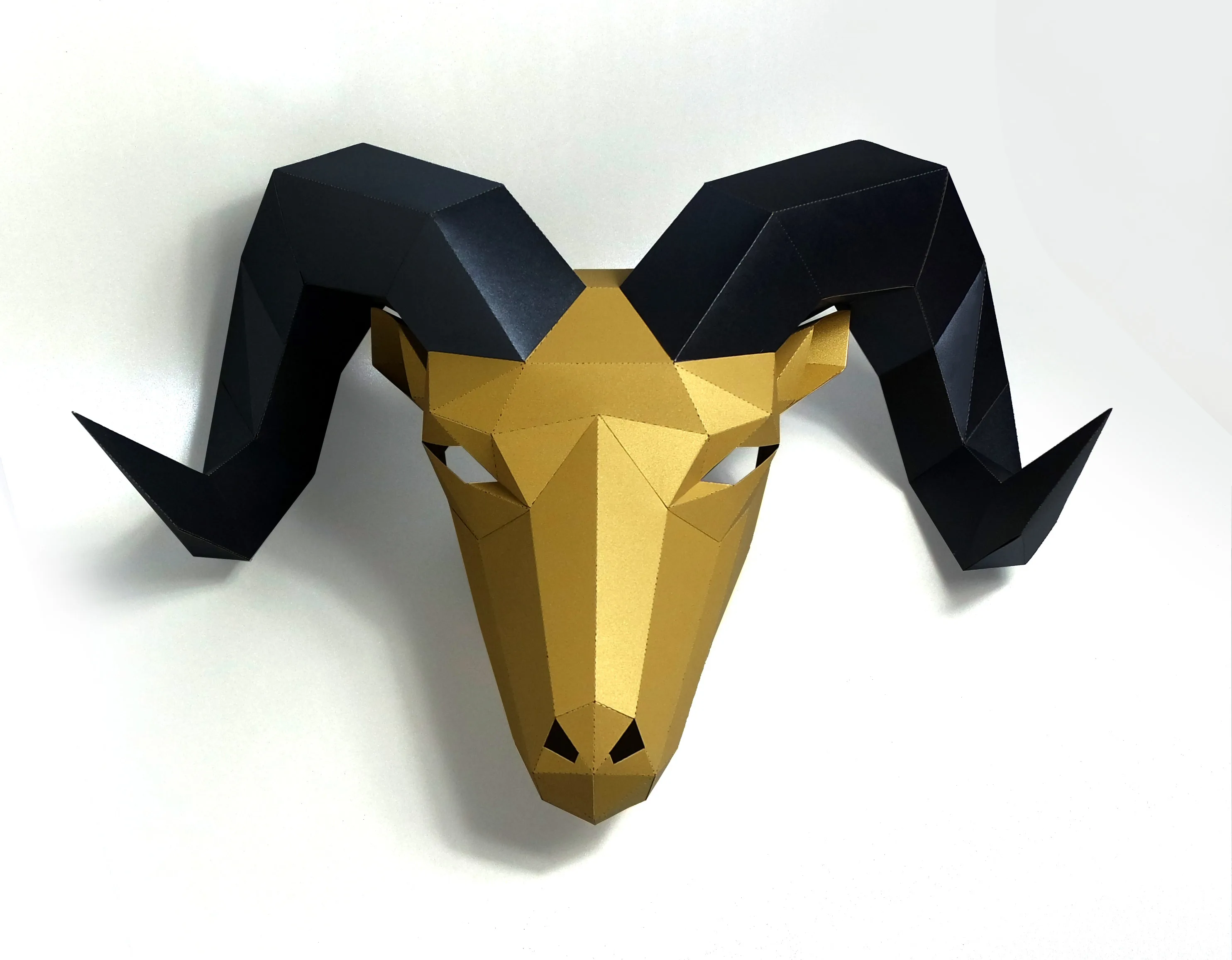 3D Бумажная Маска модный костюм козла животного косплей сделай сам модели