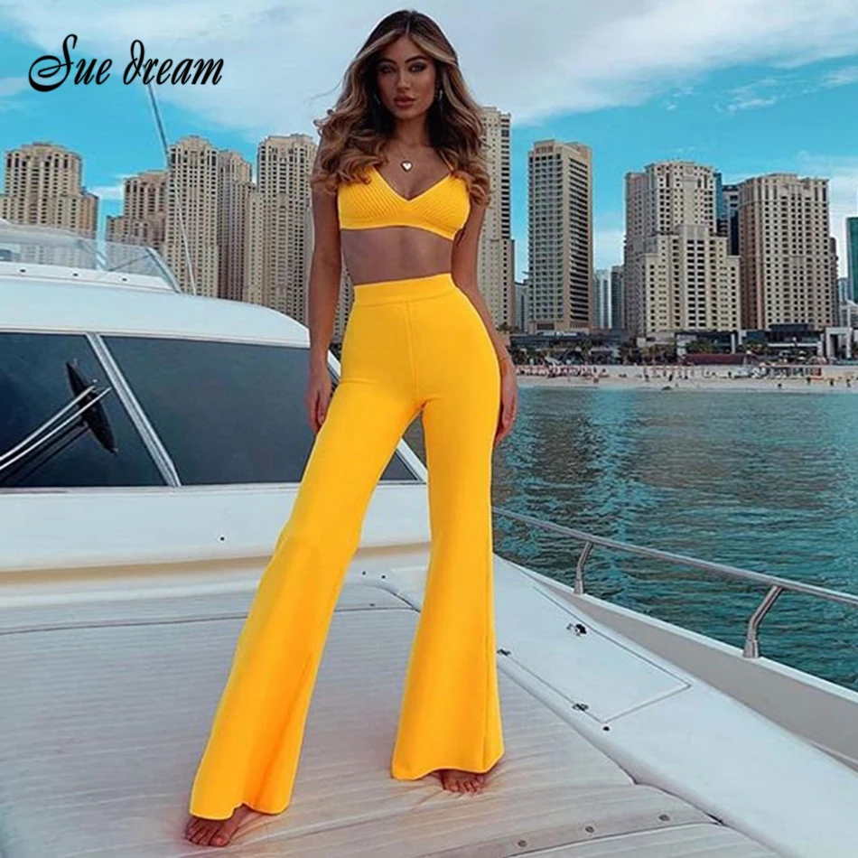 Женские вечерние облегающие комбинезоны оранжевые и красные с v образным вырезом