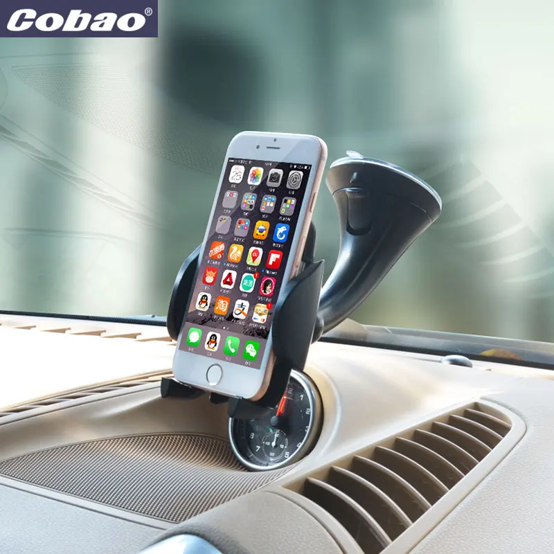 Cobao Универсальный автомобильный держатель телефона Сильный всасывания