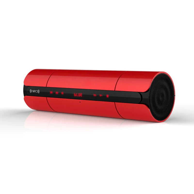 Беспроводной стерео портативный Bluetooth динамик с басами FM радио TF карта USB музыка Aux аудио Саундбар домашний кинотеатр Бумбокс xiom - Цвет: Красный