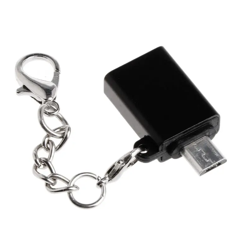 Micro USB на USB 3,0 Женский OTG на ходу адаптер с цепочкой для samsung S7S6 Edge S4S3 Xiaomi huawei Android Смартфон стол