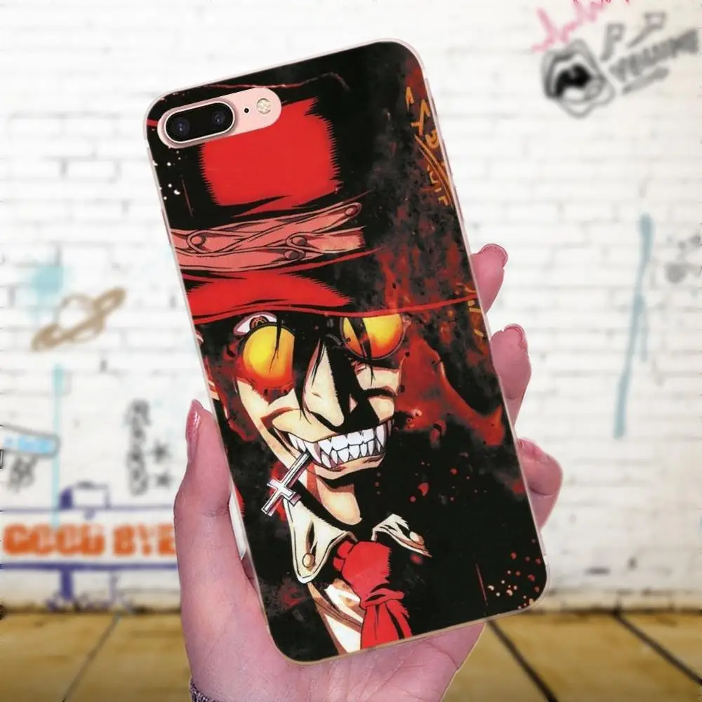 Элегантный веер Hellsing Alucard для Xiaomi Redmi Note 2 3 3S 4 4A 4X 5 5A 6 6A Pro Plus прозрачный мягкий