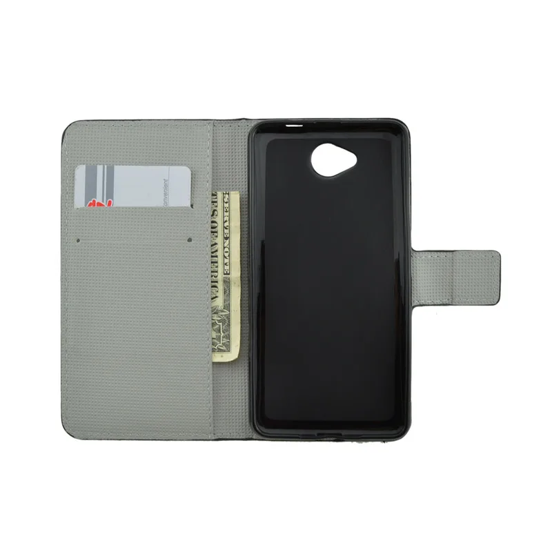 Чехол Кошелек из искусственной кожи с рисунком для Microsoft Nokia Lumia 535 540 640 650 950 XL 635/630