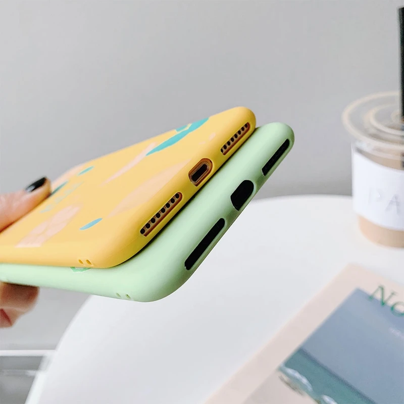 Мягкий Силиконовый ТПУ чехол для iPhone XR XS MAX X 6 7 8 Plus|Бамперы| |