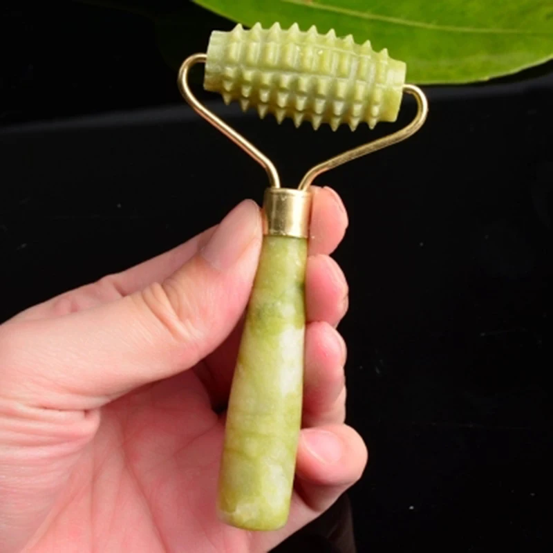 

Single Head Jade Roller Portable Massage Roller Natural Stone Facial Slim Massage Tools Face Lifting Massager Anti Wrinkle Tool