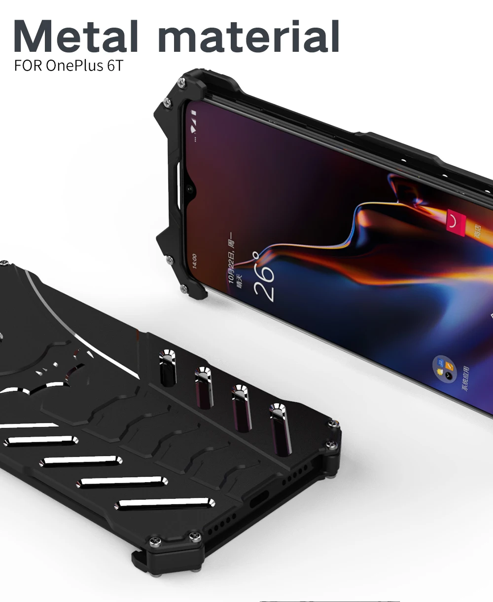 Алюминиевый бронированный чехол с Бэтменом для Oneplus 7T Pro Oneplus 7 Pro Oneplus 6T 6 Чехол с Железным человеком защитный чехол для телефона