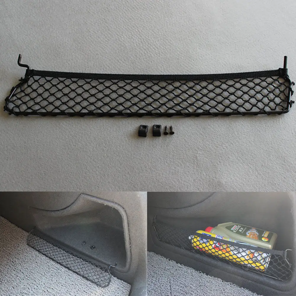 Принадлежности для шашлыков@ FUKA для Audi A4 B8 заднего багажника боковой карман брюки карго чистая сетчатый багаж Эластичный хранения салонные аксессуа
