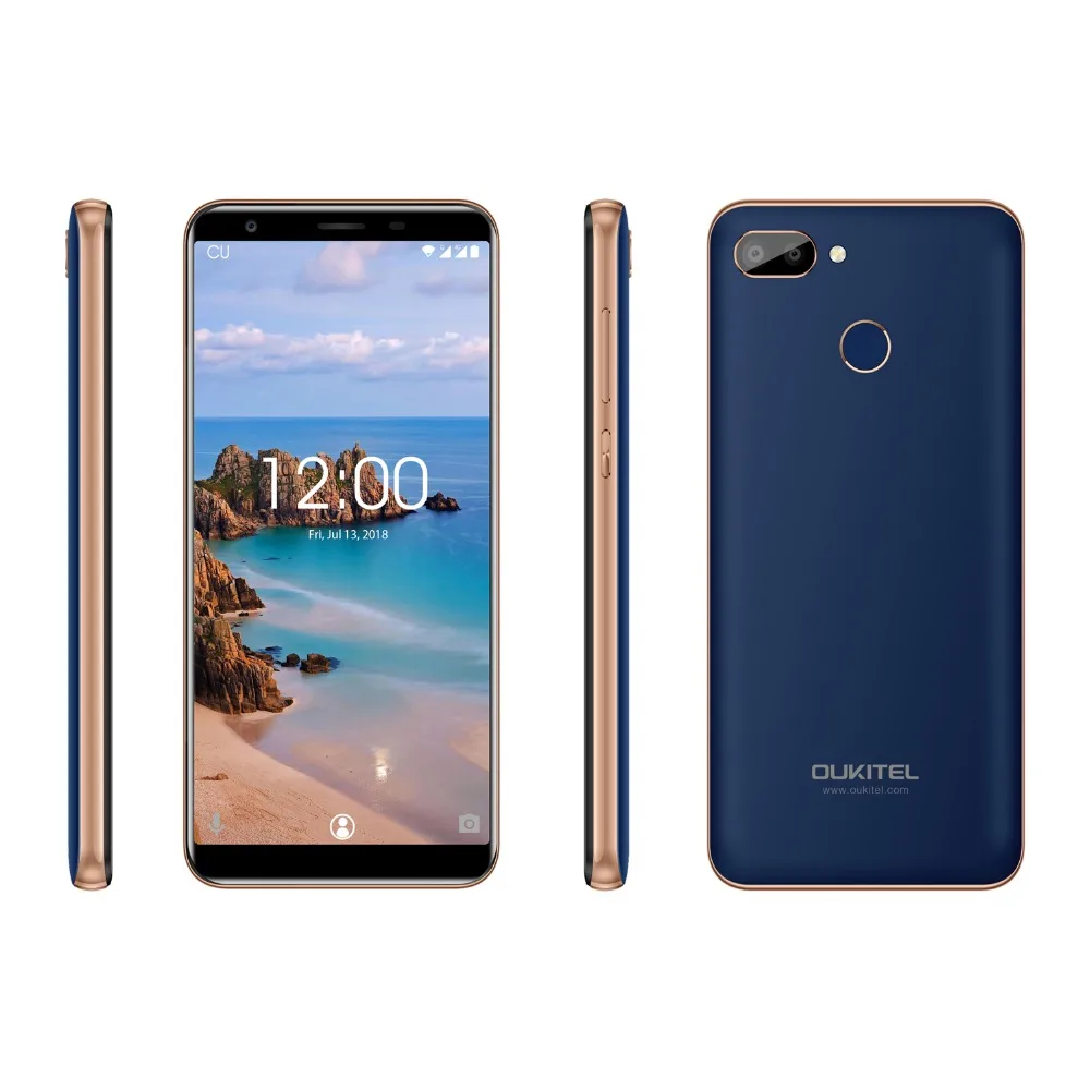 OUKITEL C11 Pro 18:9 5.5&quotFHD Android 8.1 Mobile Phone MTK6739 Quad Core 3G RAM 16G ROM cellphone 4G LTE 3400mAh 8.0MP Smartphone |