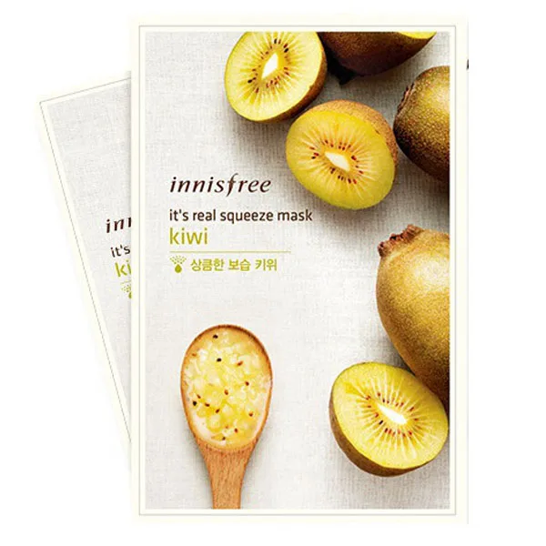 kiwi I'm REAL Tony moly маска для лица увлажняющая масляная контроль Отбеливание сокращение пор Корейская маска для лица Косметика 1 шт - Цвет: kiwi
