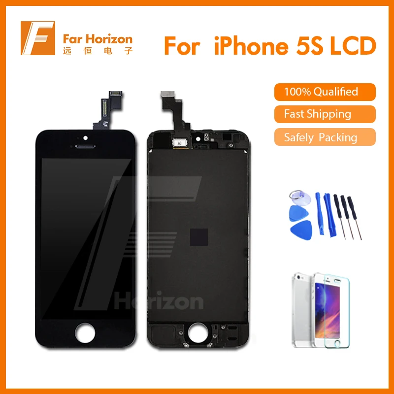 Розничная продажа 100% протестированный ЖК дисплей для iPhone емкостный сенсорный