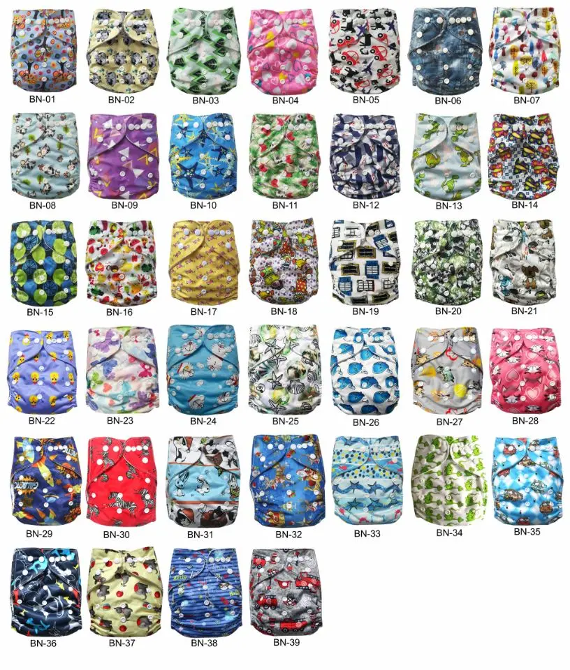 Newest  Reusable Washable Pocket Baby Cloth Diaper Nappy With Microfiber Insert  Free Shipping TS patterns For Boy