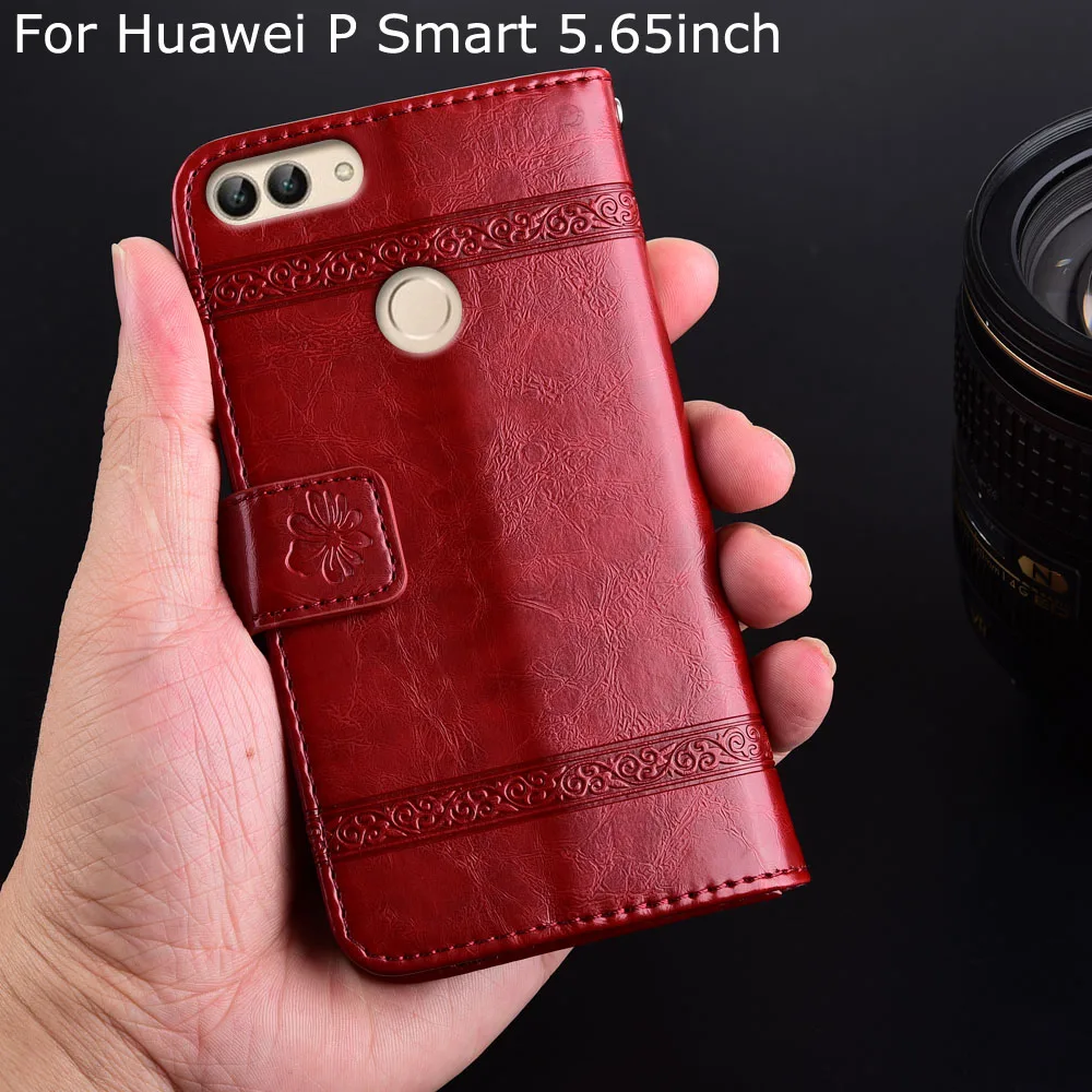 Для huawei P Smart чехол POT-LX3 LX1 чехол на P Smart FIG-LX1 LX2 LX3 LA1 чехол мягкий силиконовый флип-кошелек кожаный чехол Funda