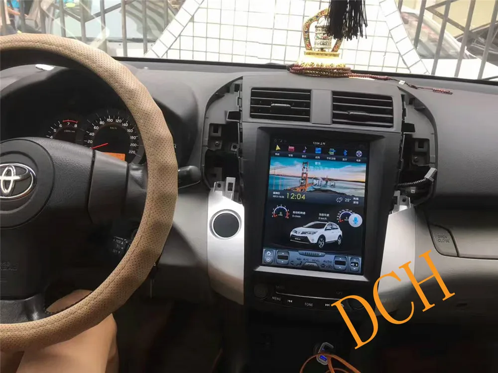10,4 ''вертикальный экран Tesla стиль Android 8,1 автомобильный DVD gps навигация радио для Toyota RAV4 rav 4 2006-2012 PX6 CARPLAY ips