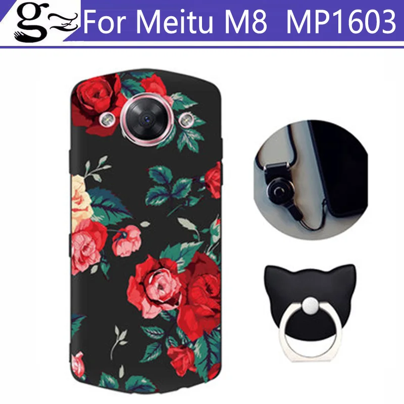 Милый мультяшный Мягкий силиконовый чехол для MeiTu M8 M 8 MP1603 задняя крышка MeiTuM8 Meitu MP