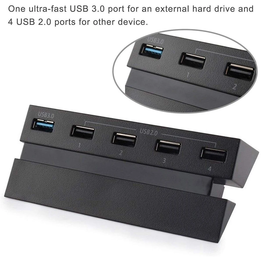 PS4 USB Узловая док-станция 1 USB 3,0+ 4 USB 2,0 для sony Playstation 4 Play станция 4 игровая консоль PS 4 аксессуары для игр