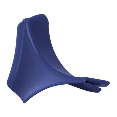 Deep Blue Hifuar Горячая Распродажа, силиконовая воронка для жидкости, противоразливной сливной носик, Слип-он, беспорядок, горшки и сковородки, обод, дефлектор, кухонный инструмент для приготовления пищи - Цвет: Deep Blue