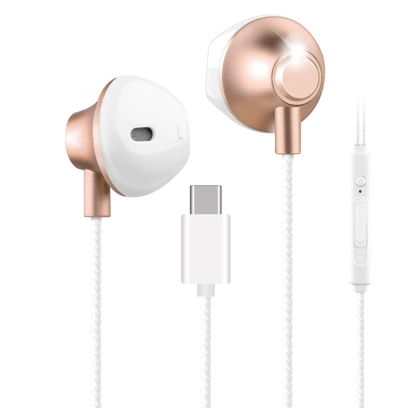 Чуи наушники с разъемом USB Type C In Ear проводные вкладыши микрофоном стерео глубокий