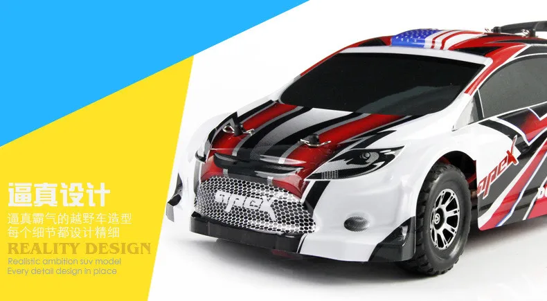 Wltoys A949 Rc автомобиль 1/18 2.4Gh 4WD ралли автомобиль 100 м расстояние управления 50 км/ч скорость Высокое качество кузова автомобиля с передатчиком VS A959