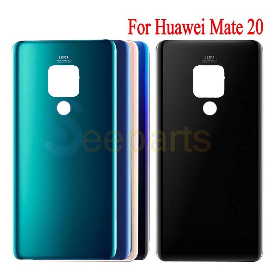 Крышка батарейного отсека для Huawei Mate 20 Lite стеклянная панель задняя крышка