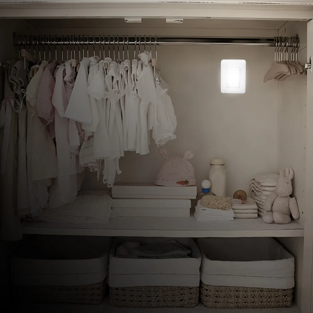 Сенсор светодиодный ночник COB беспроводной переключатель настенный светильник