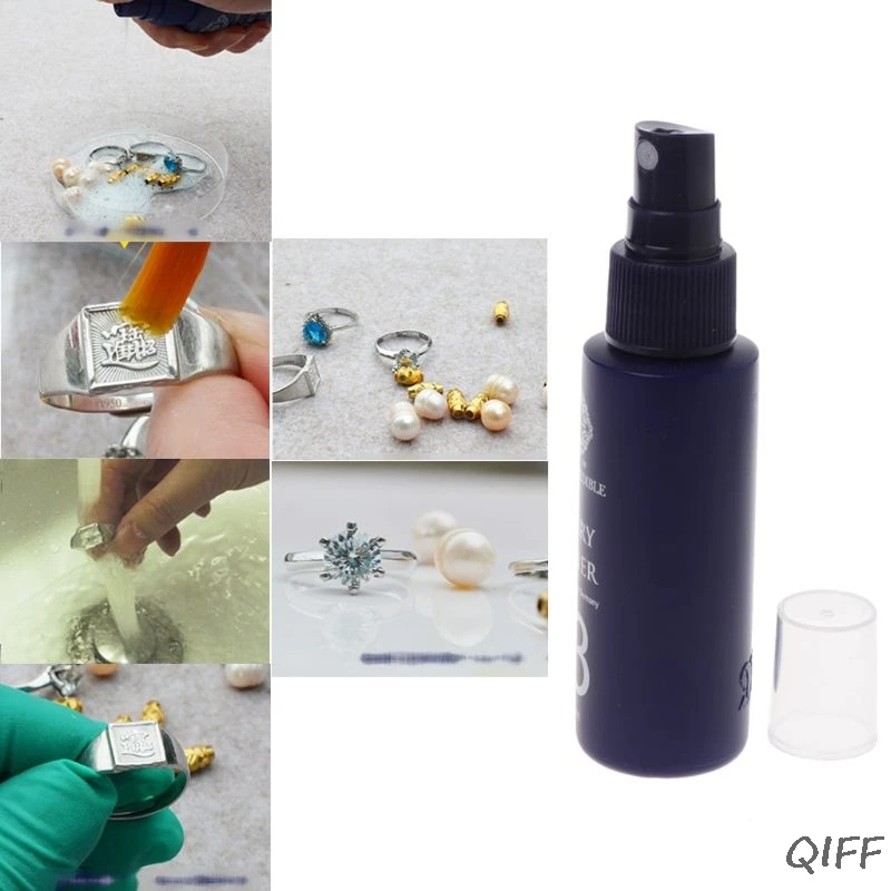 50 мл Быстрый драгоценный камень очиститель ювелирных изделий анти-тускнеет очистки алмазов Серебряные Золотые ювелирные изделия
