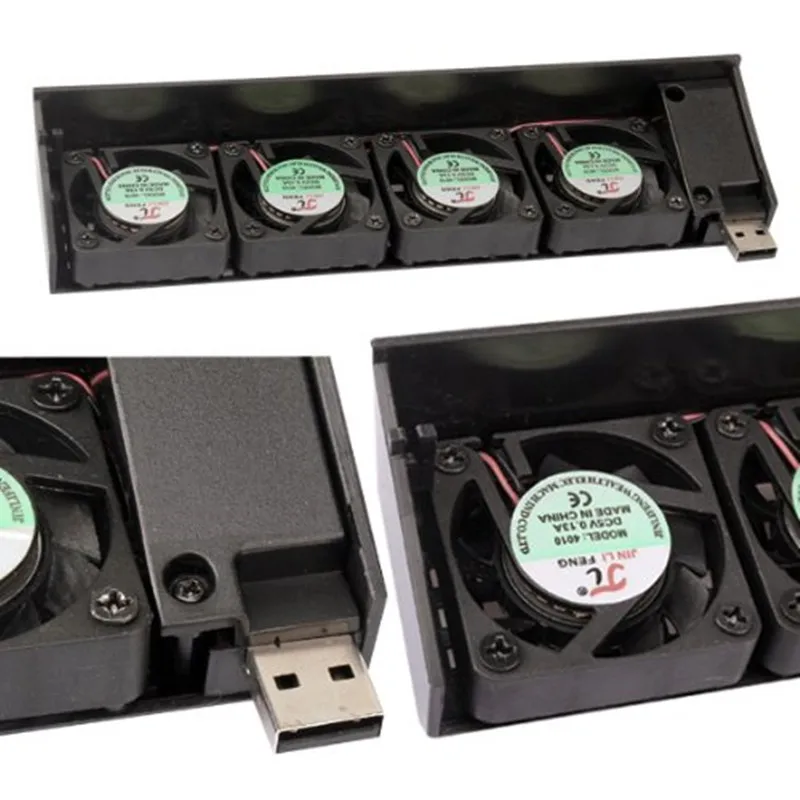 Для игровой консоли Sony Playstation 3 PS3 USB Охлаждающий вентилятор 4 охладитель