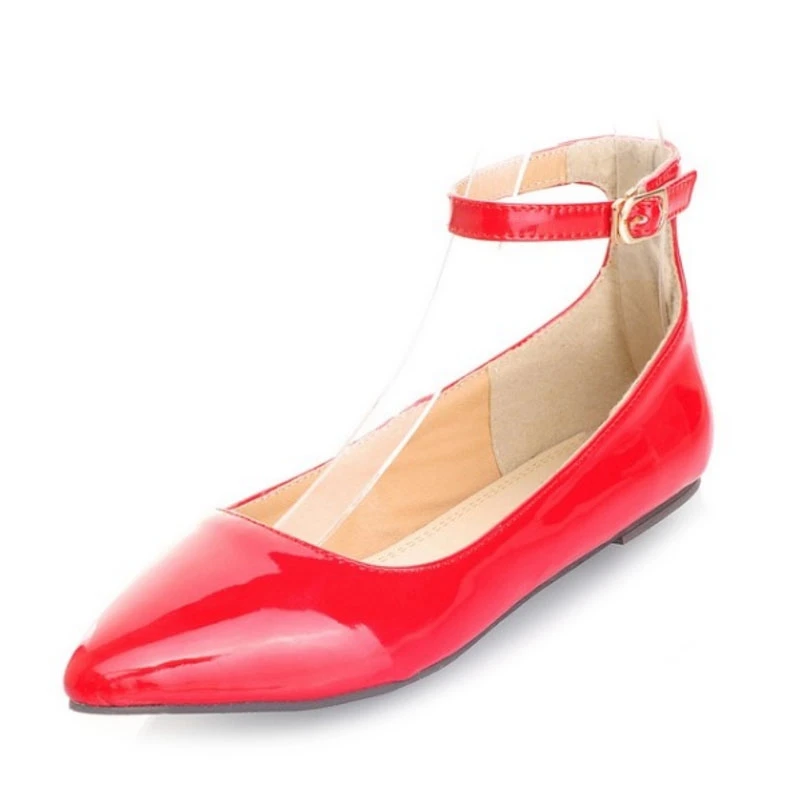 Женские лакированные балетки на плоской подошве SJJH удобная обувь с квадратным